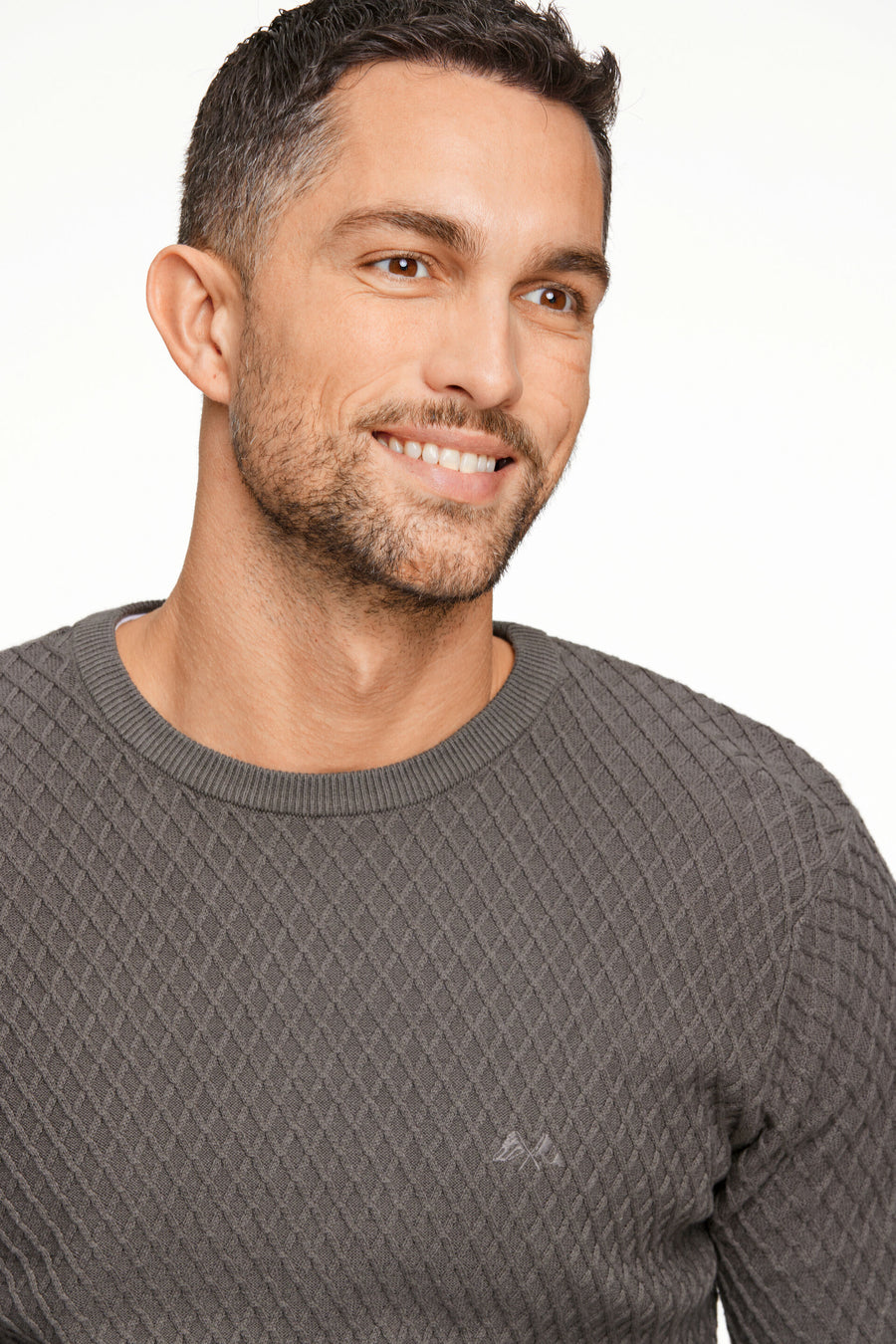 Cable Knit Jumper Dk Army