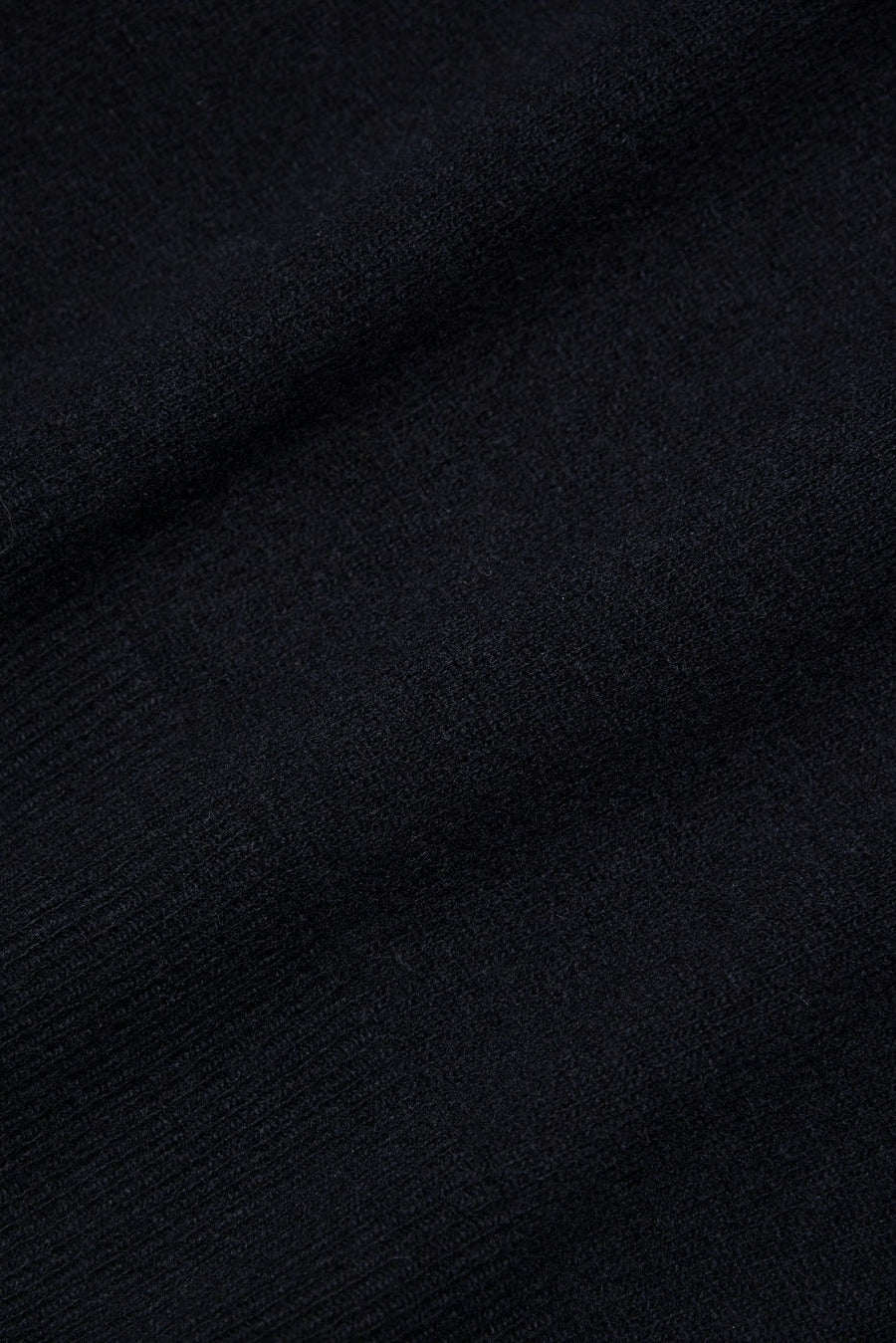 Pascal Wool/Cashmere Hoodie Navy - detalj