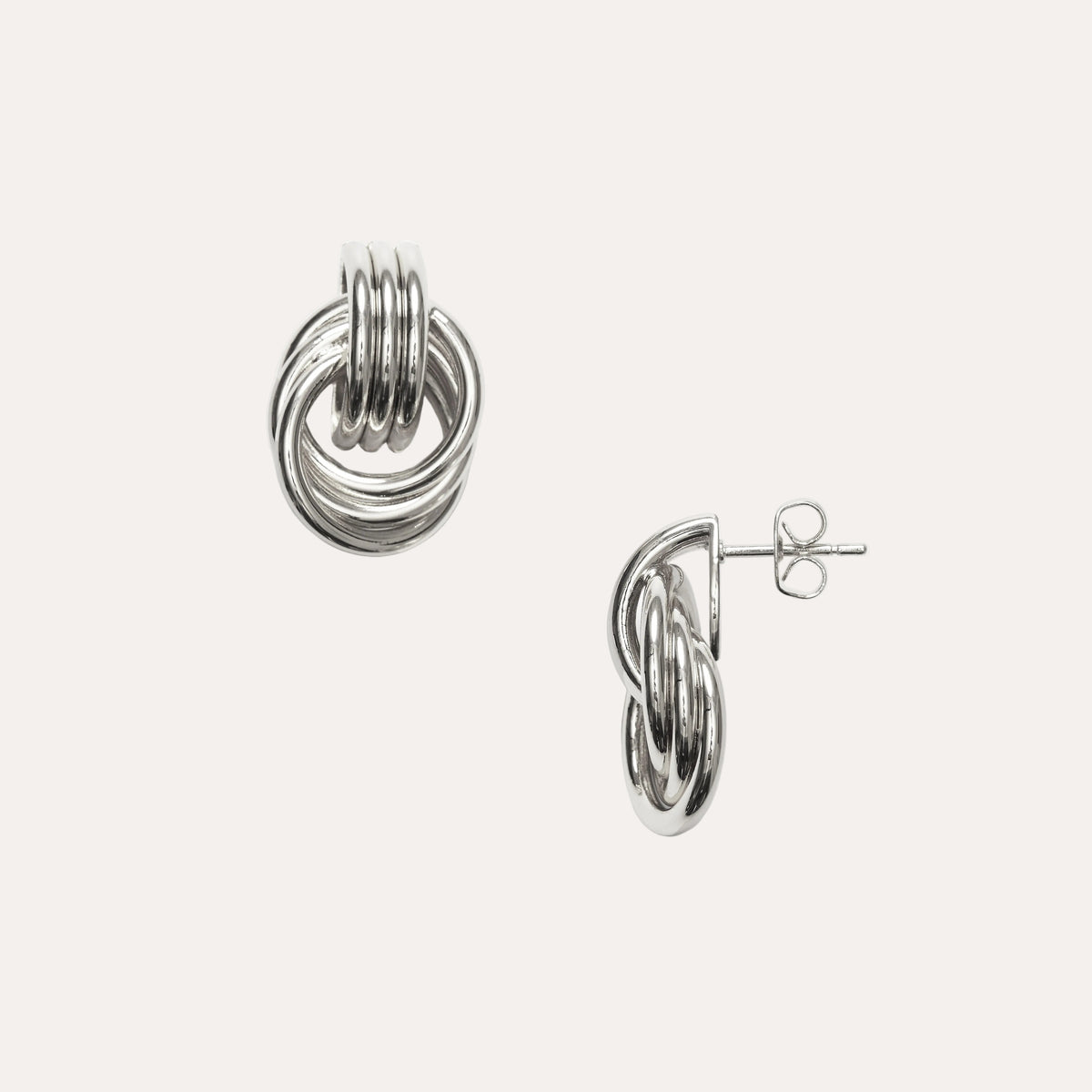 Triplet Earring Silver
