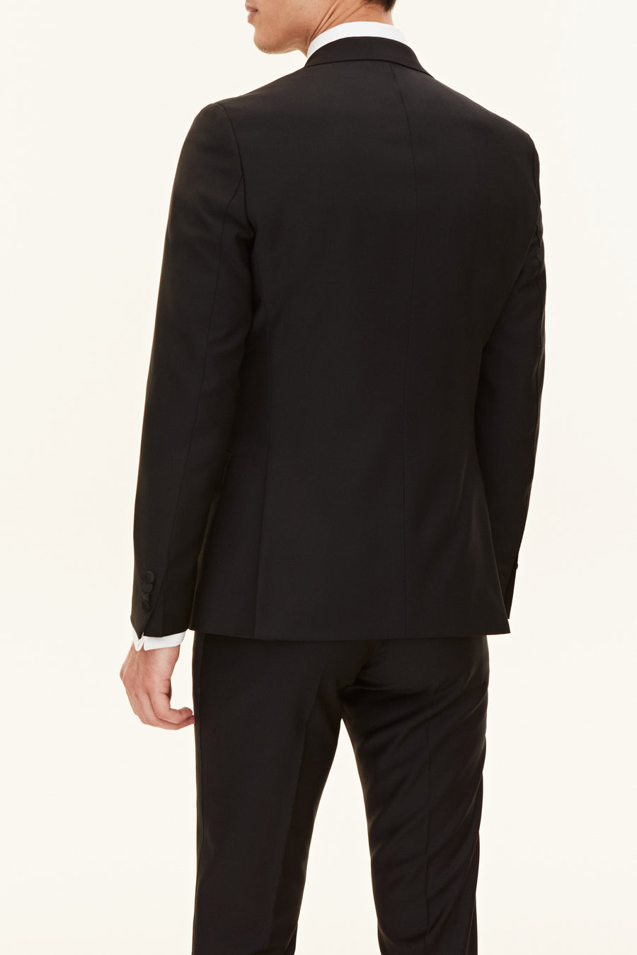 Elder Slim Fit Tuxedo Blazer Black
