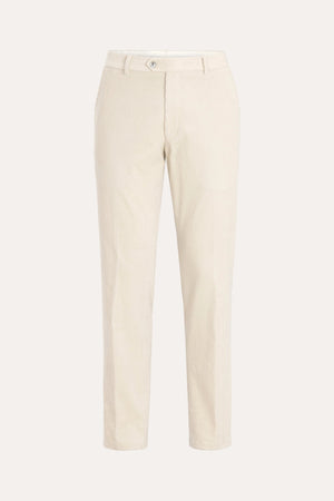 Dandy Trousers Corduroy Creme White