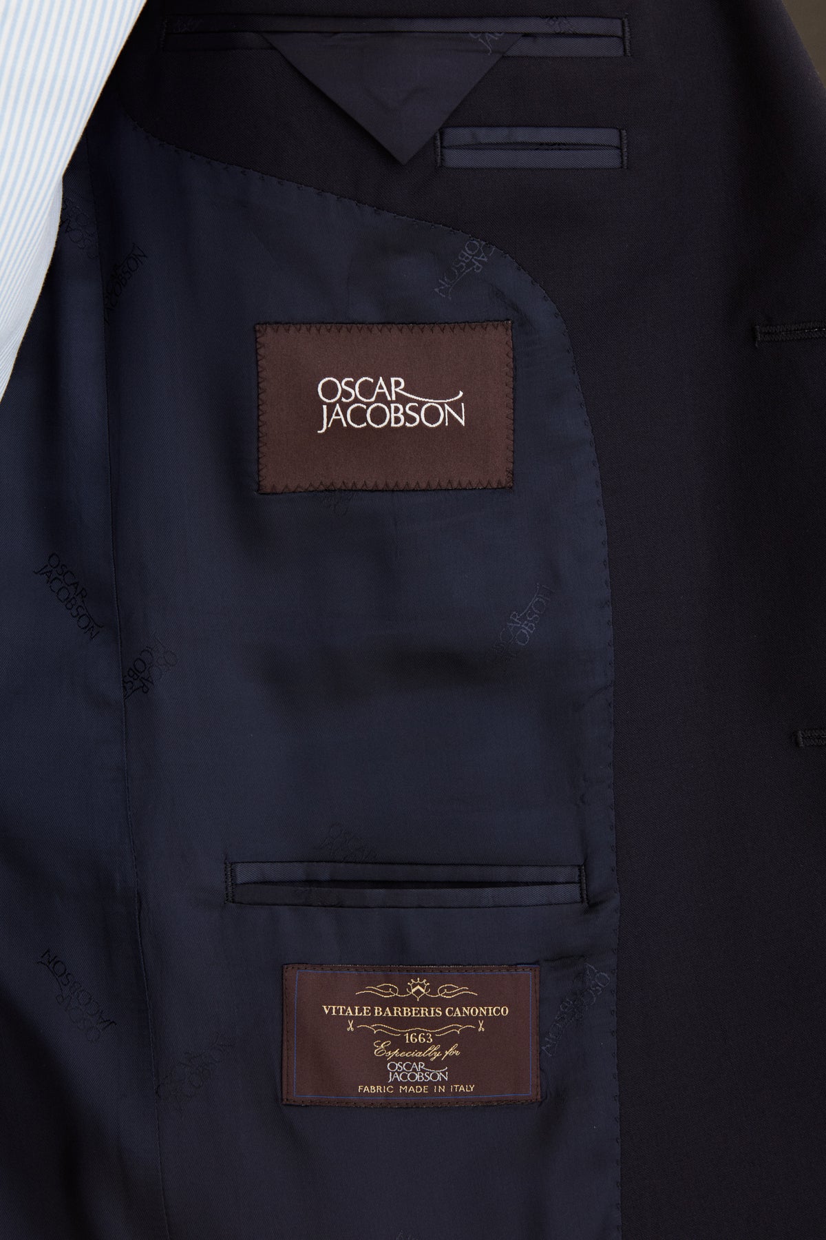 Ego Slim Fit Wool Blazer Navy