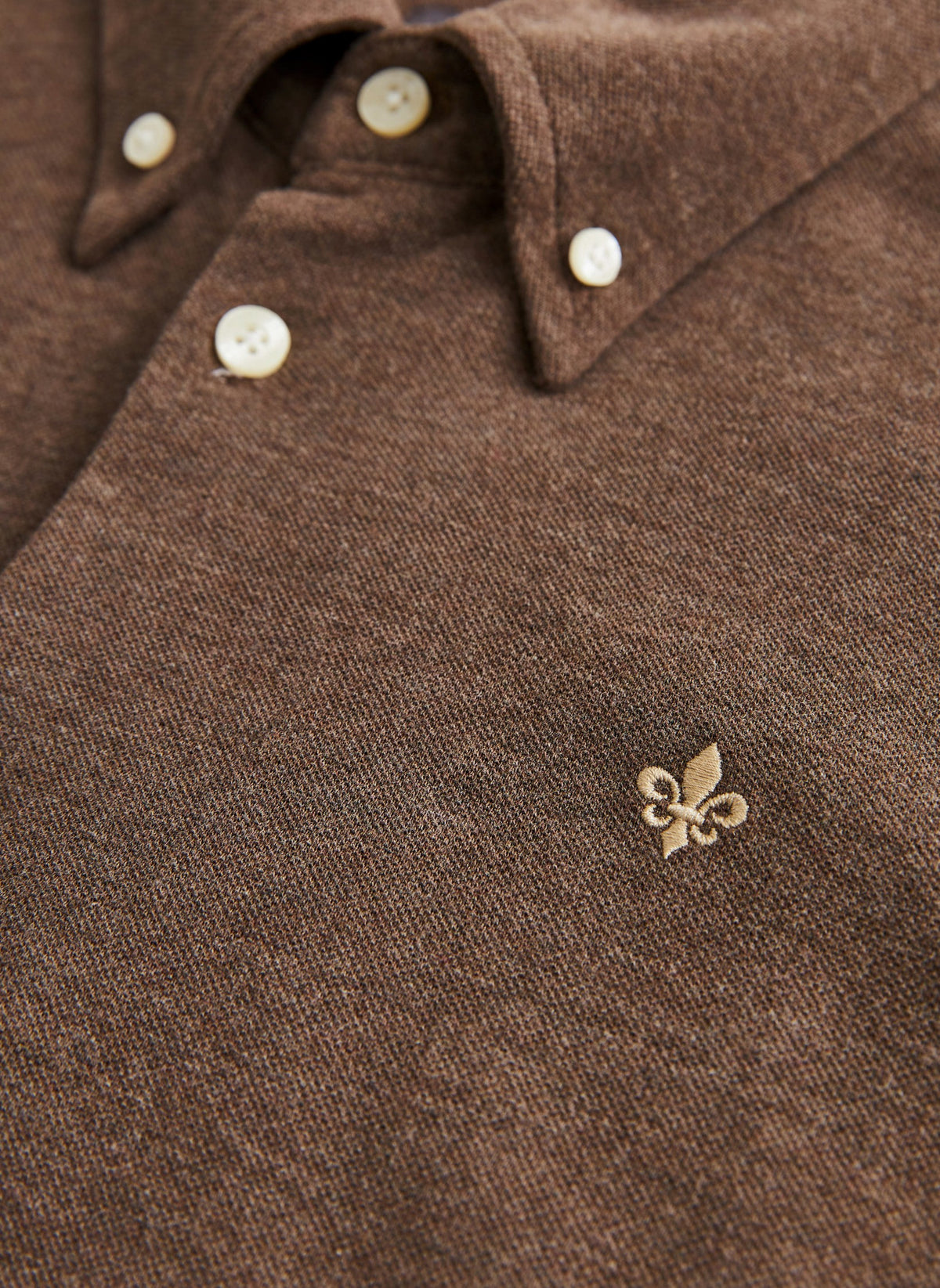 Camden Pique Shirt 88 Brown