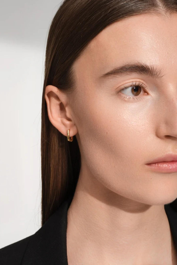 Frame Hoops Small- Gold