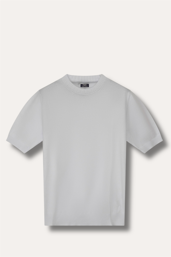 Girocollo Rasato Bianco