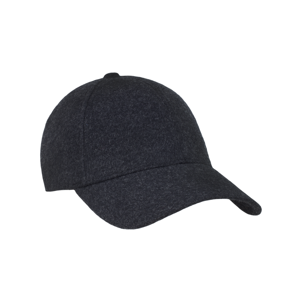 Legacy Structured Virgin Wool Jade Black caps fra Varsity, front