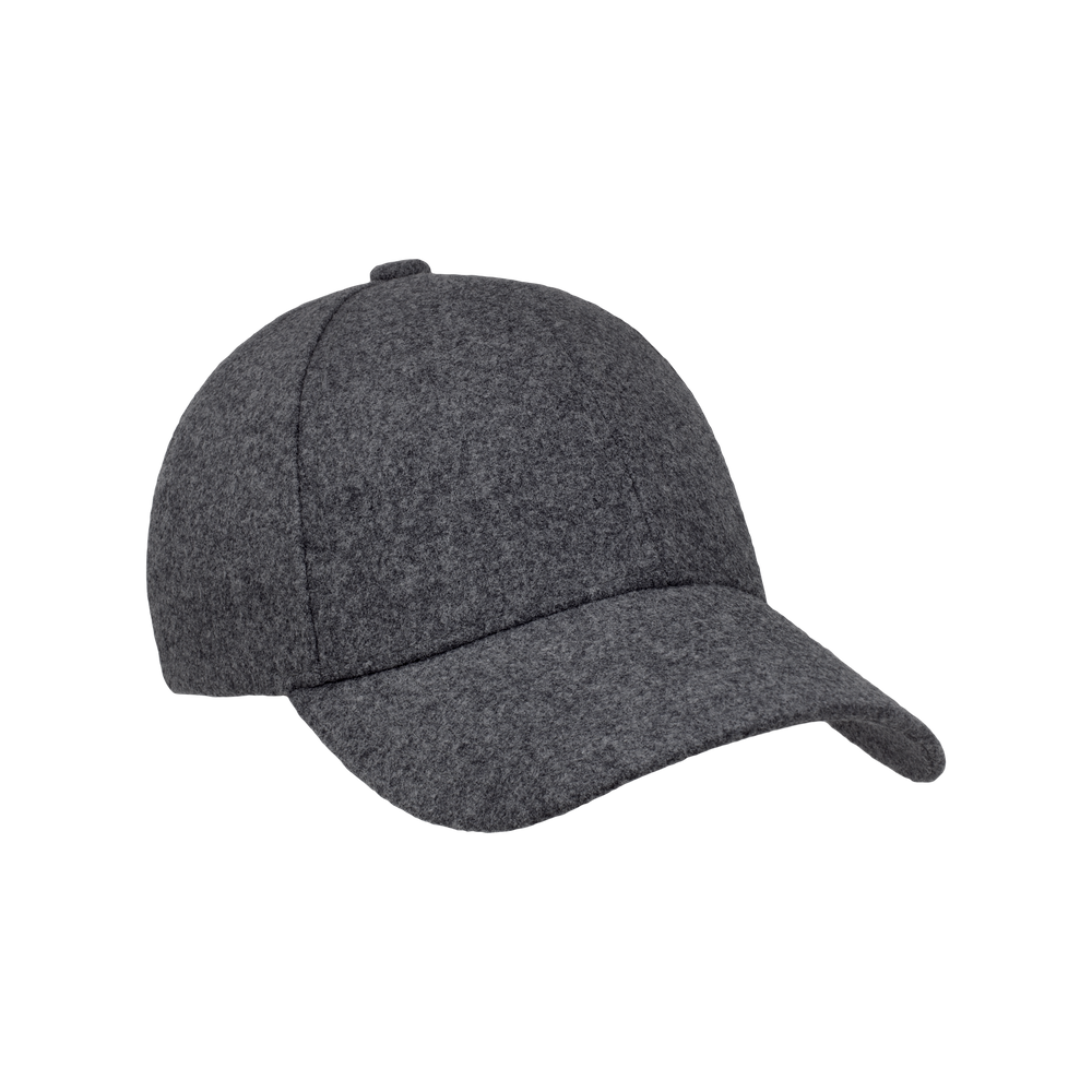 Legacy Structured Wool Granite Grey caps fra Varsity