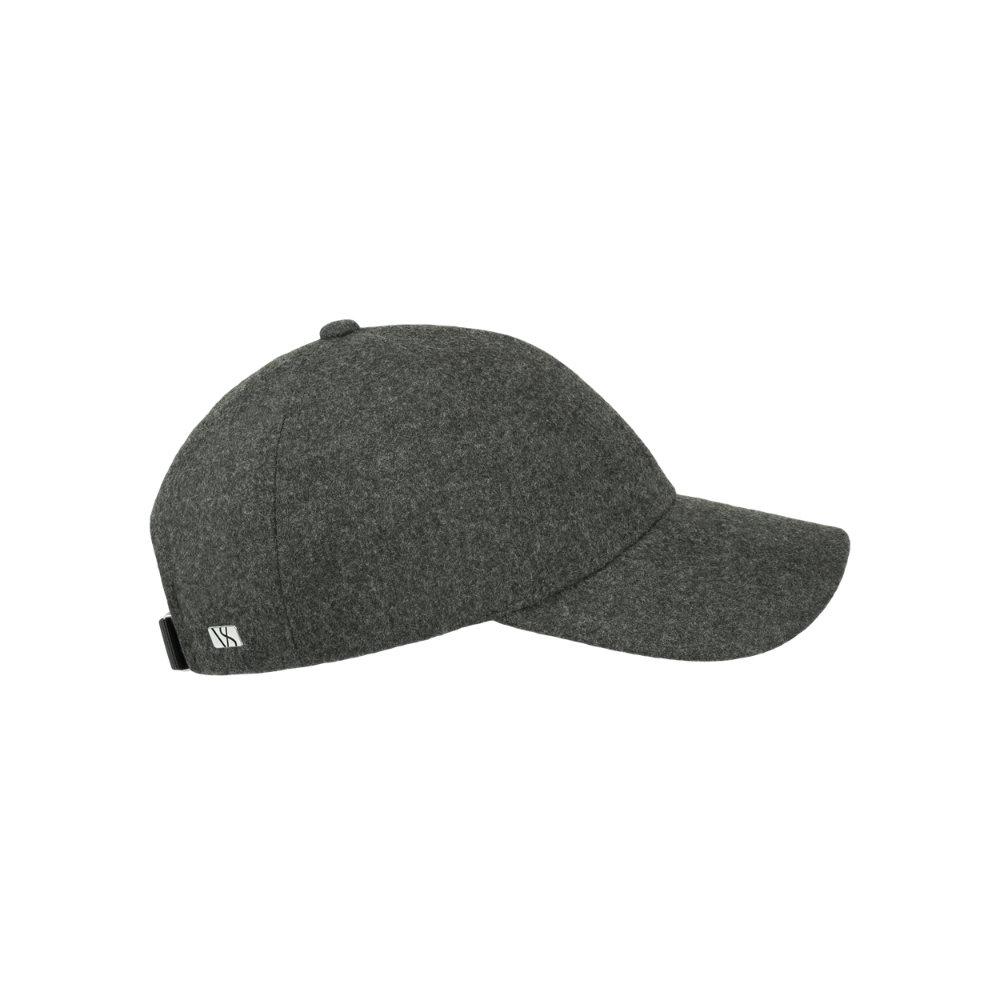 Legacy Structured Wool Forest Green caps fra Varsity, sidebilde
