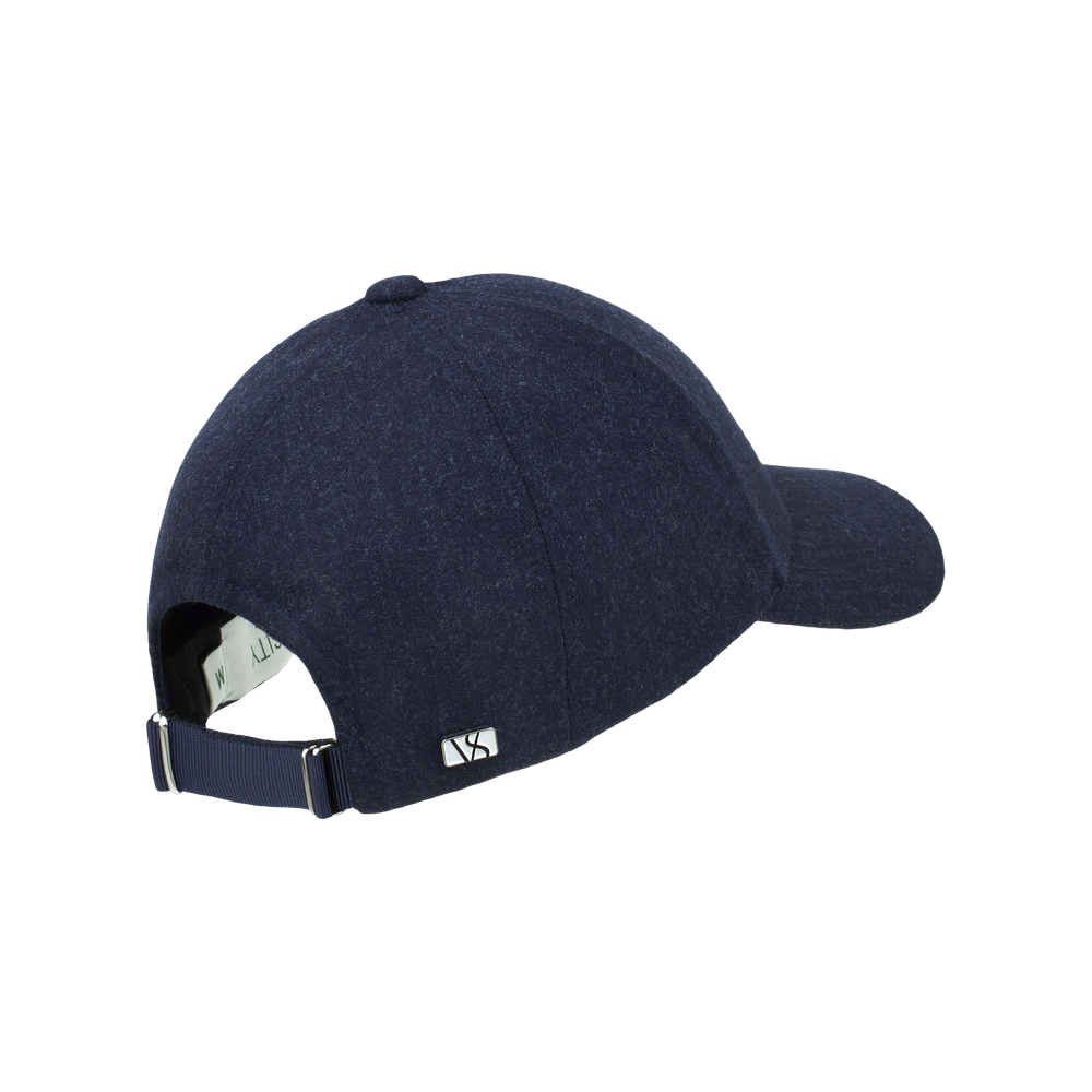 Legacy Structured Merino Wool Dark Navy caps fra Varsity, bakfra