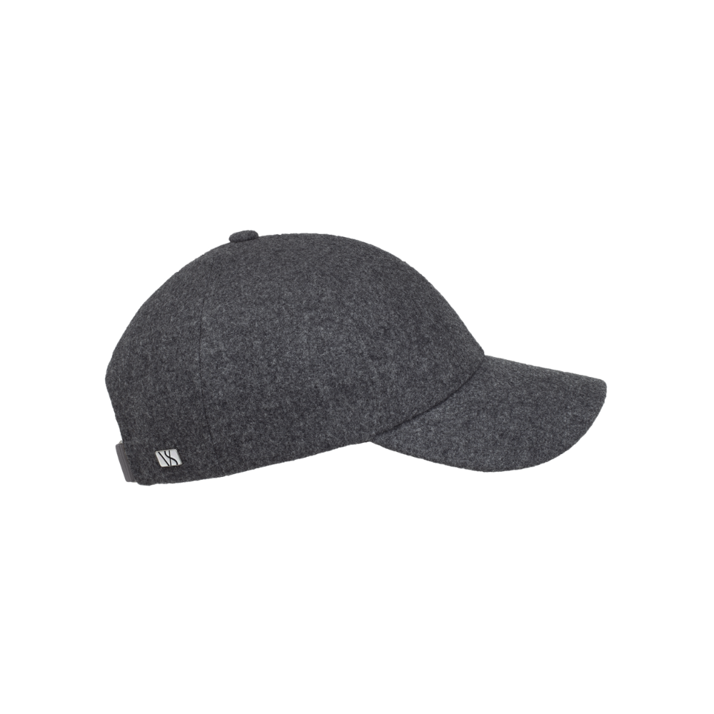 Legacy Structured Wool Granite Grey caps fra Varsity, sidebilde