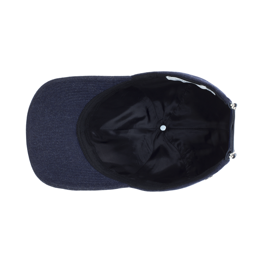 Legacy Structured Merino Wool Dark Navy caps fra Varsity, innside