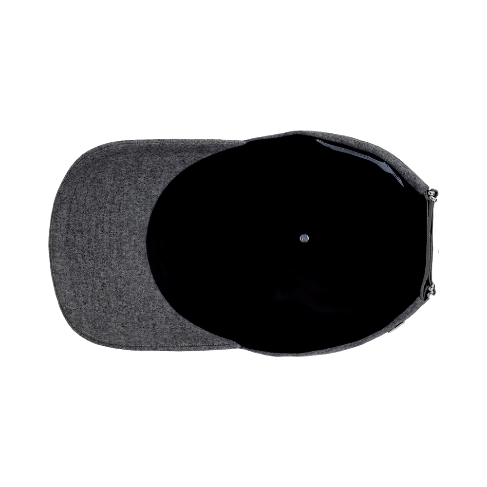Legacy Structured Wool Granite Grey caps fra Varsity, innside