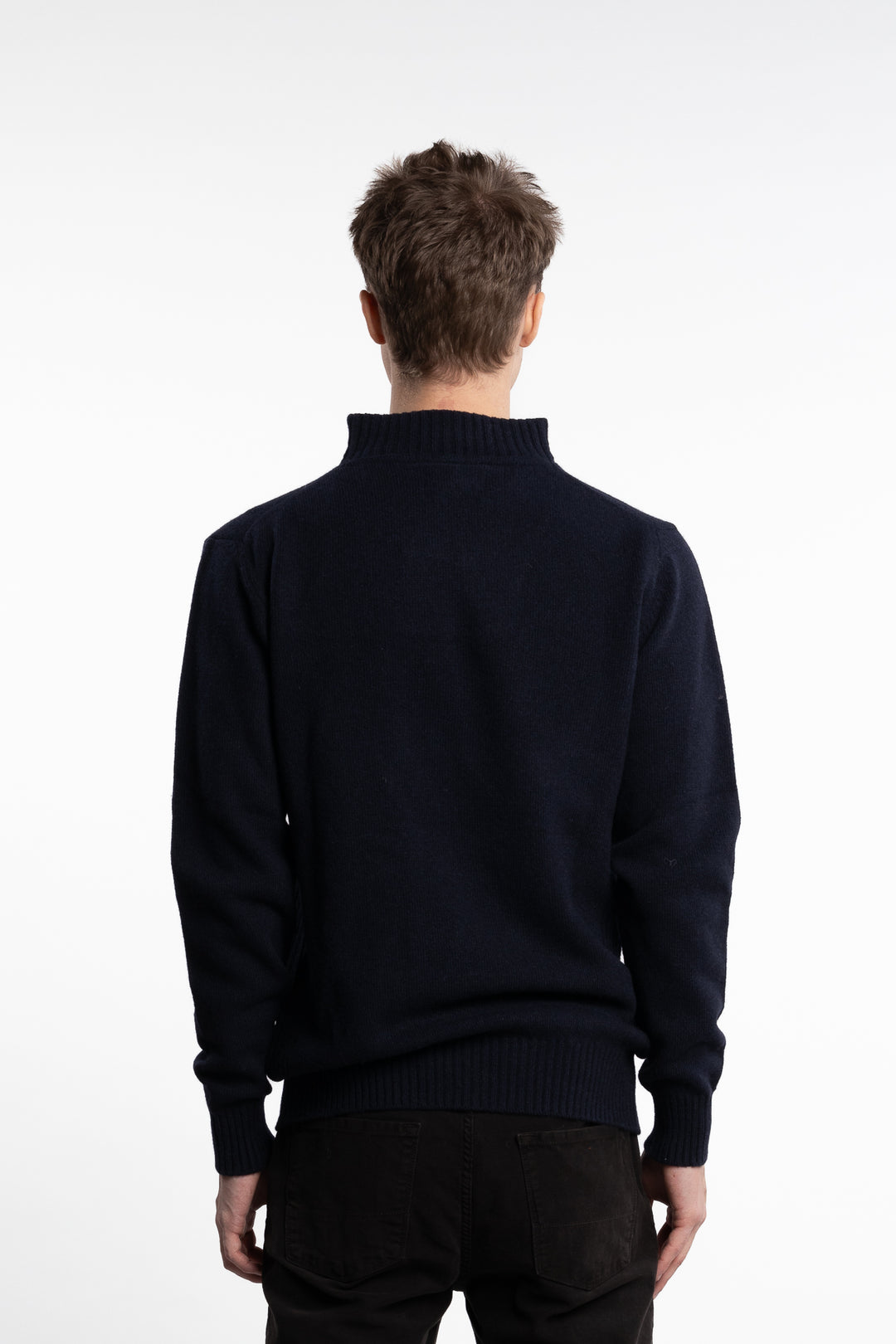 Essential Lambswool Half Zip Knitted Jumper