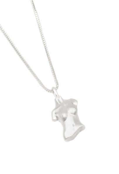 Figure Necklace- Silver