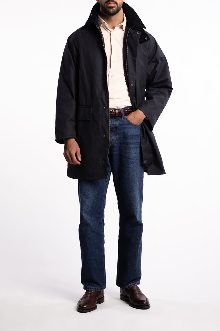Country Wax Mac Jacket Navy