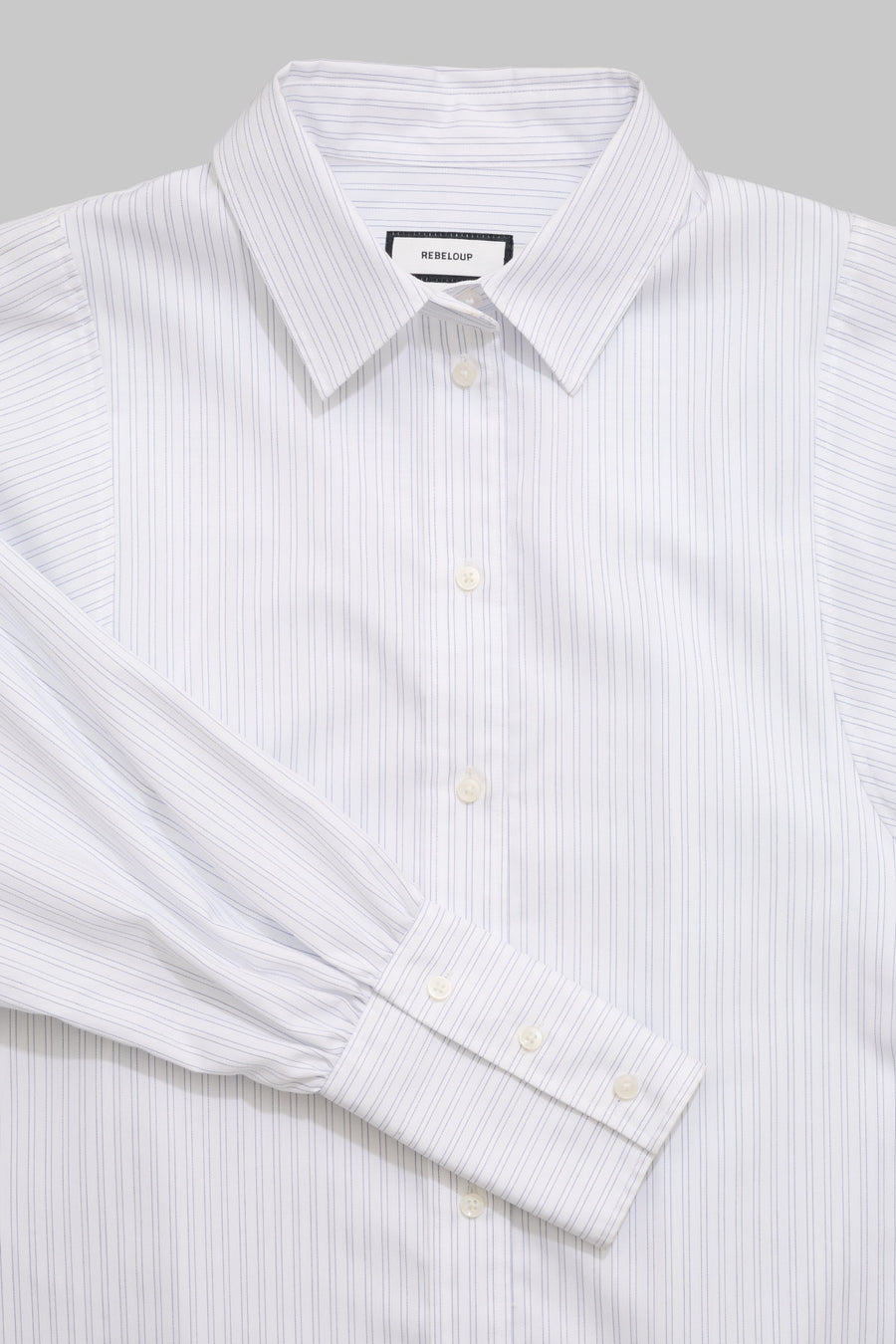Anne Striped - White/Navy