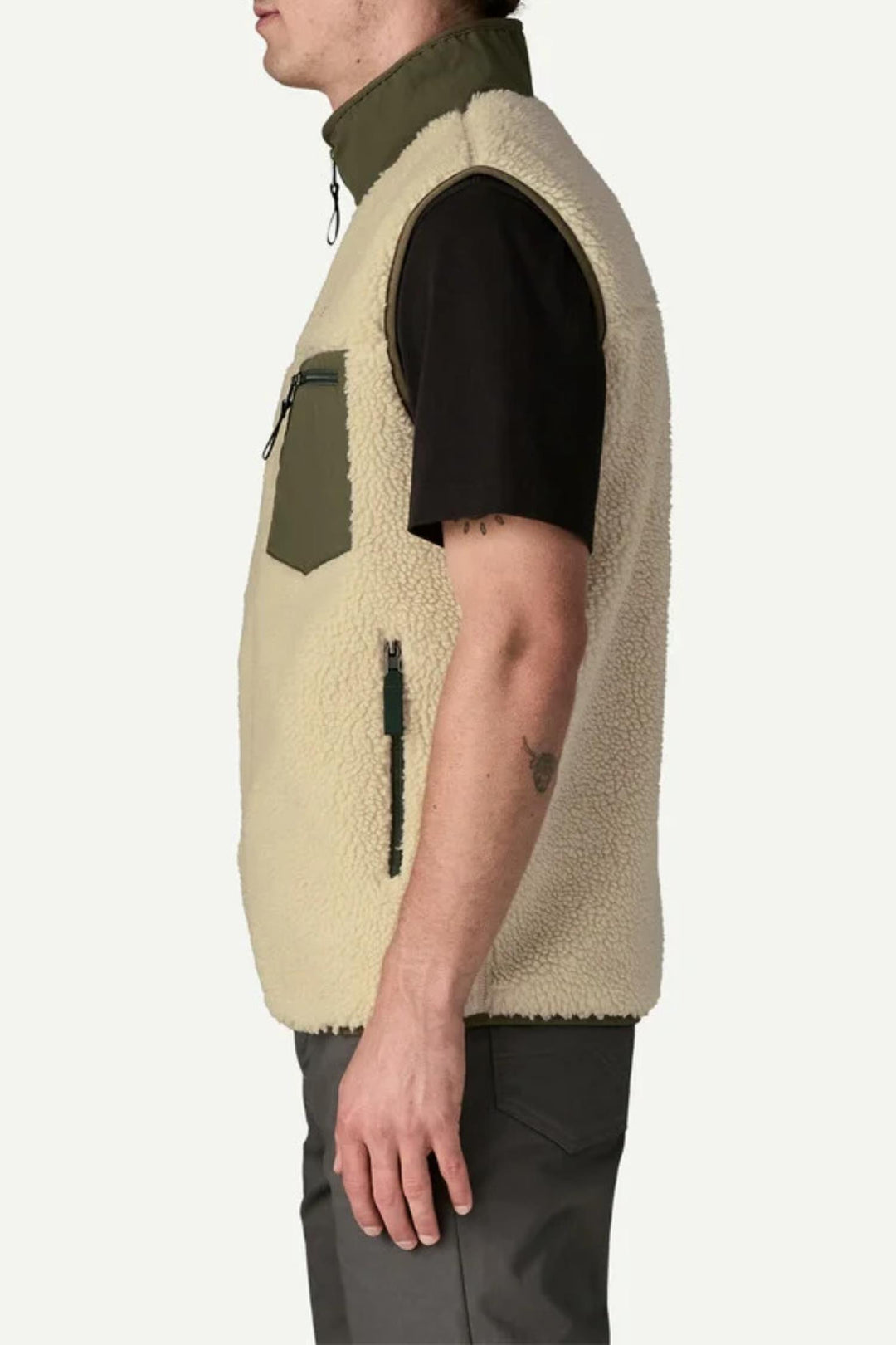 M Classic Retro-X Vest Dark Natural w/Basin Green