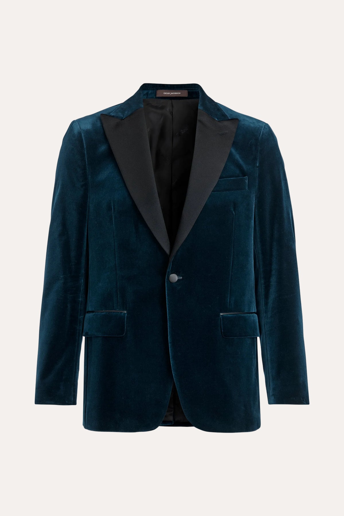Frampton Velvet Blazer Light Navy