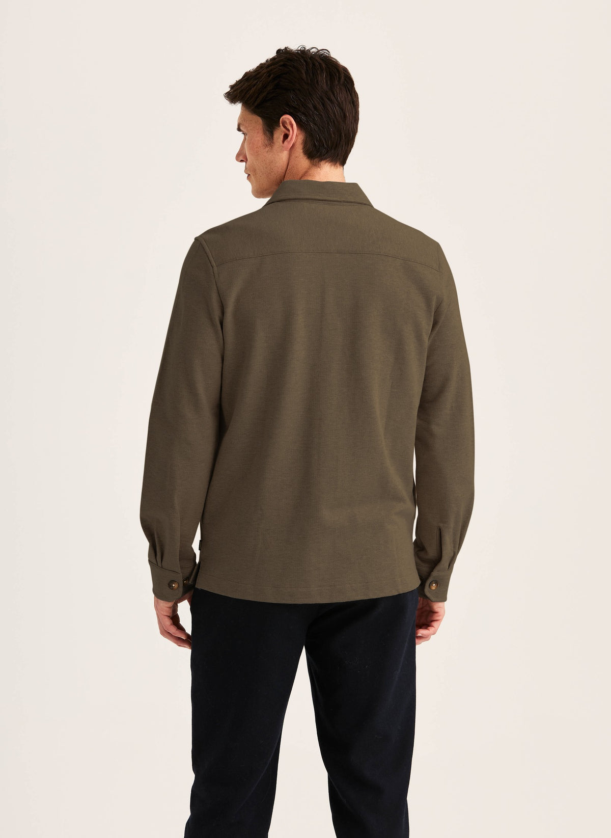 Andrew Jersey Overshirt Olive