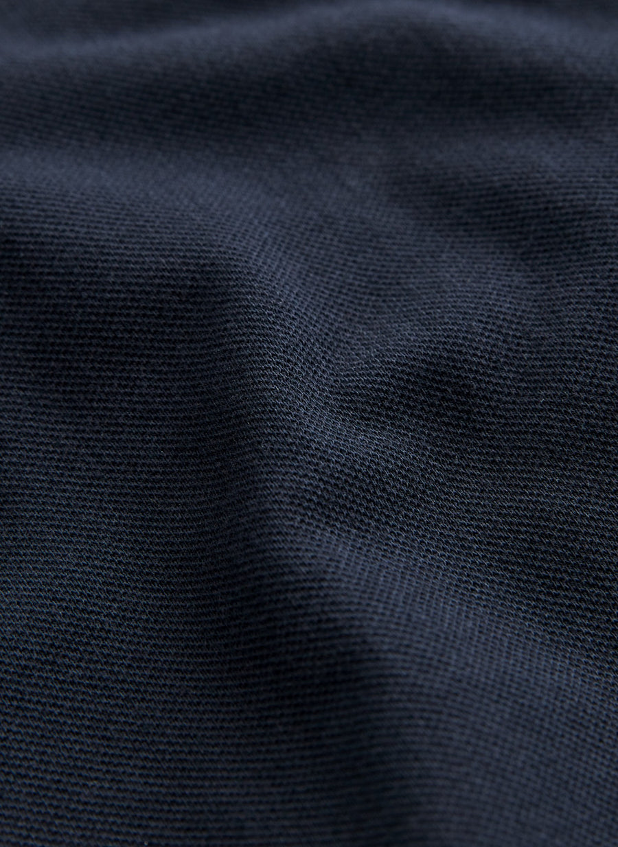 Andrew Jersey Overshirt Old Blue - detalj