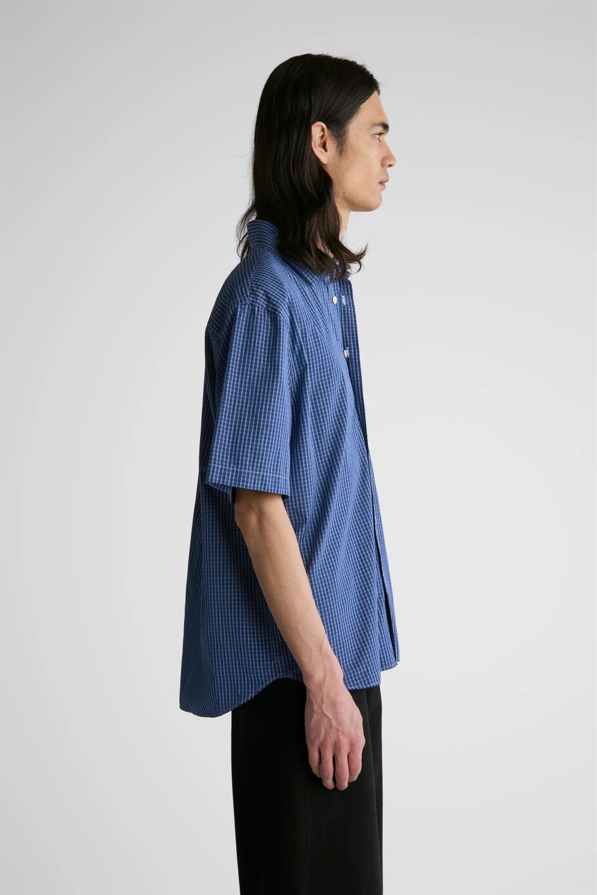 Brass Tee Blue Clerk Check