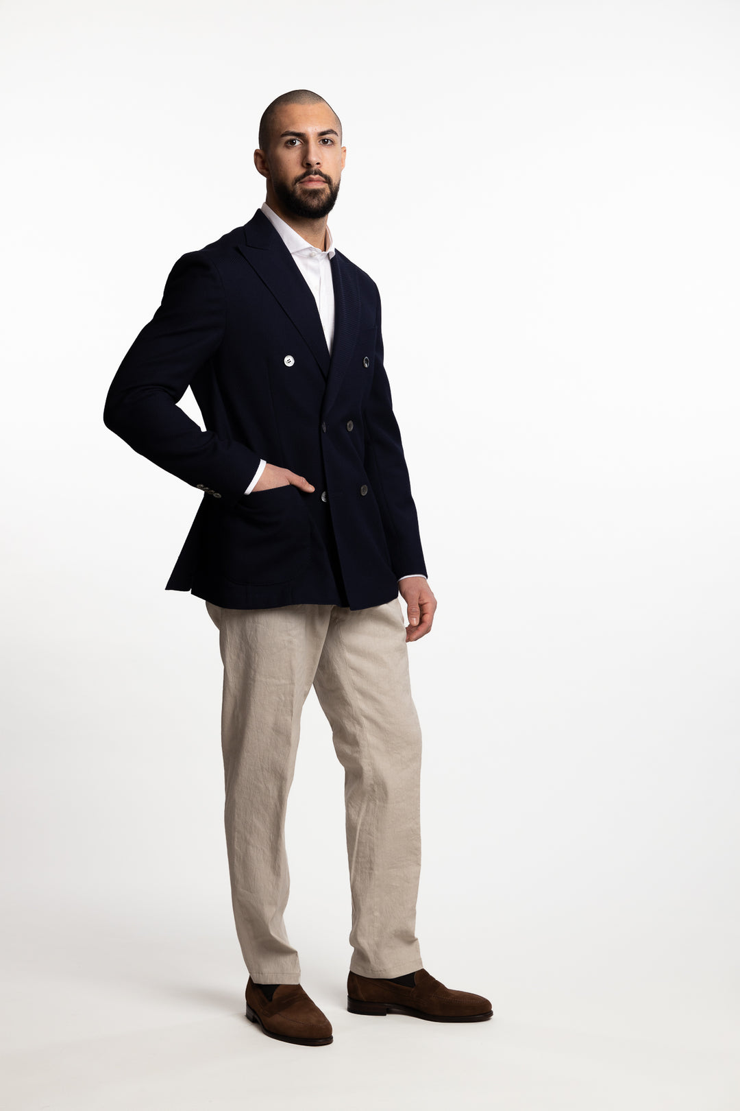 Vicenza Dobbeltspent Blazer Navy