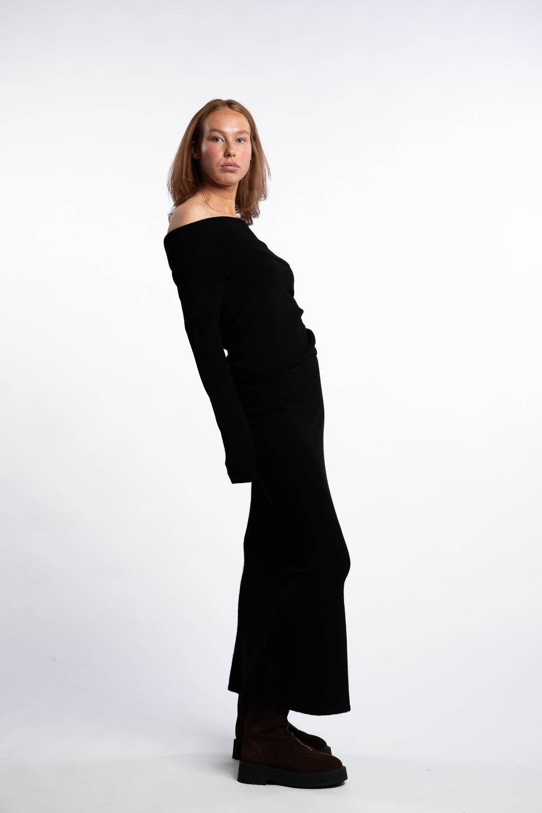 Jana Knit Skirt - Black