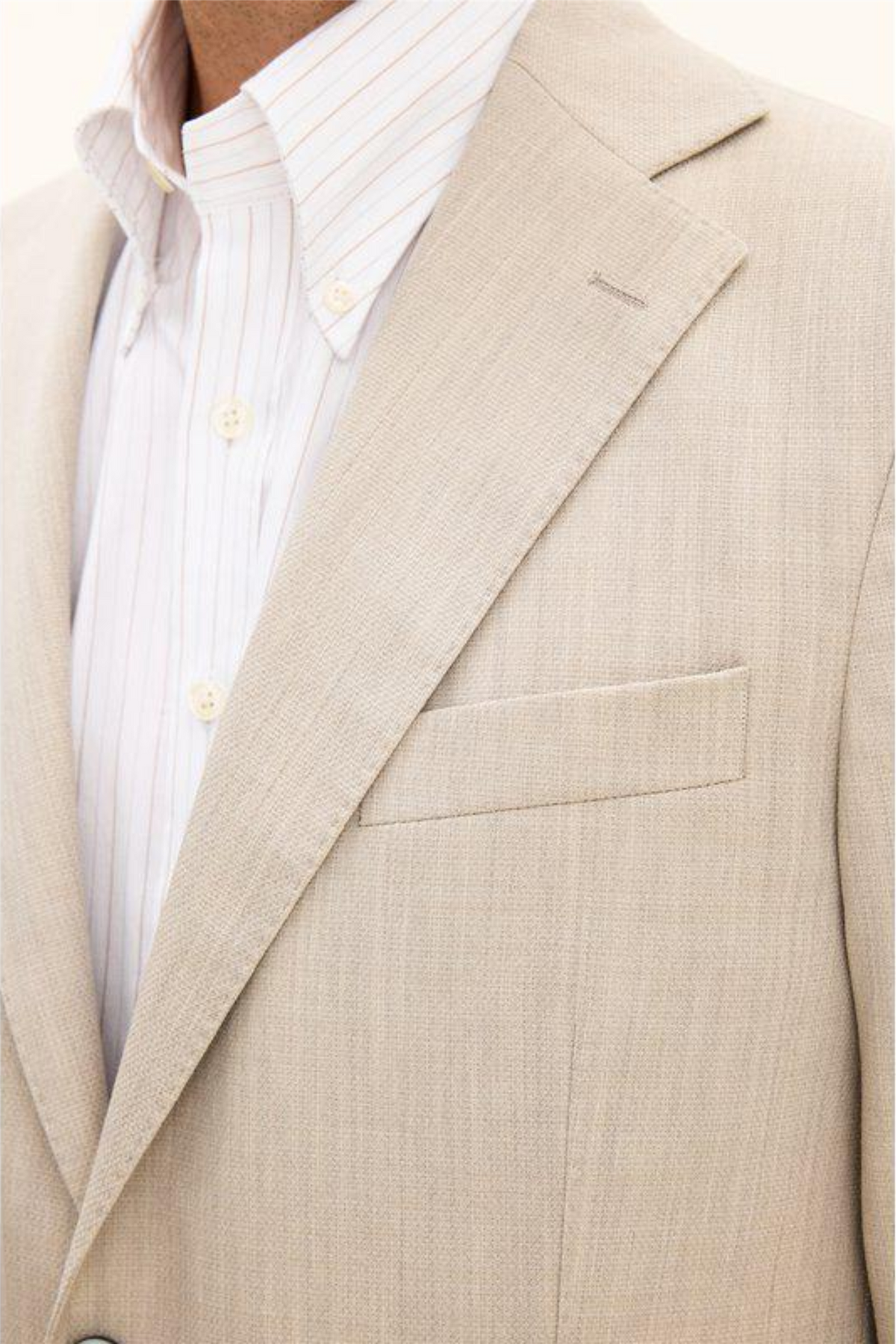 Fogerty Regular Fit Wool Blazer Box Beige