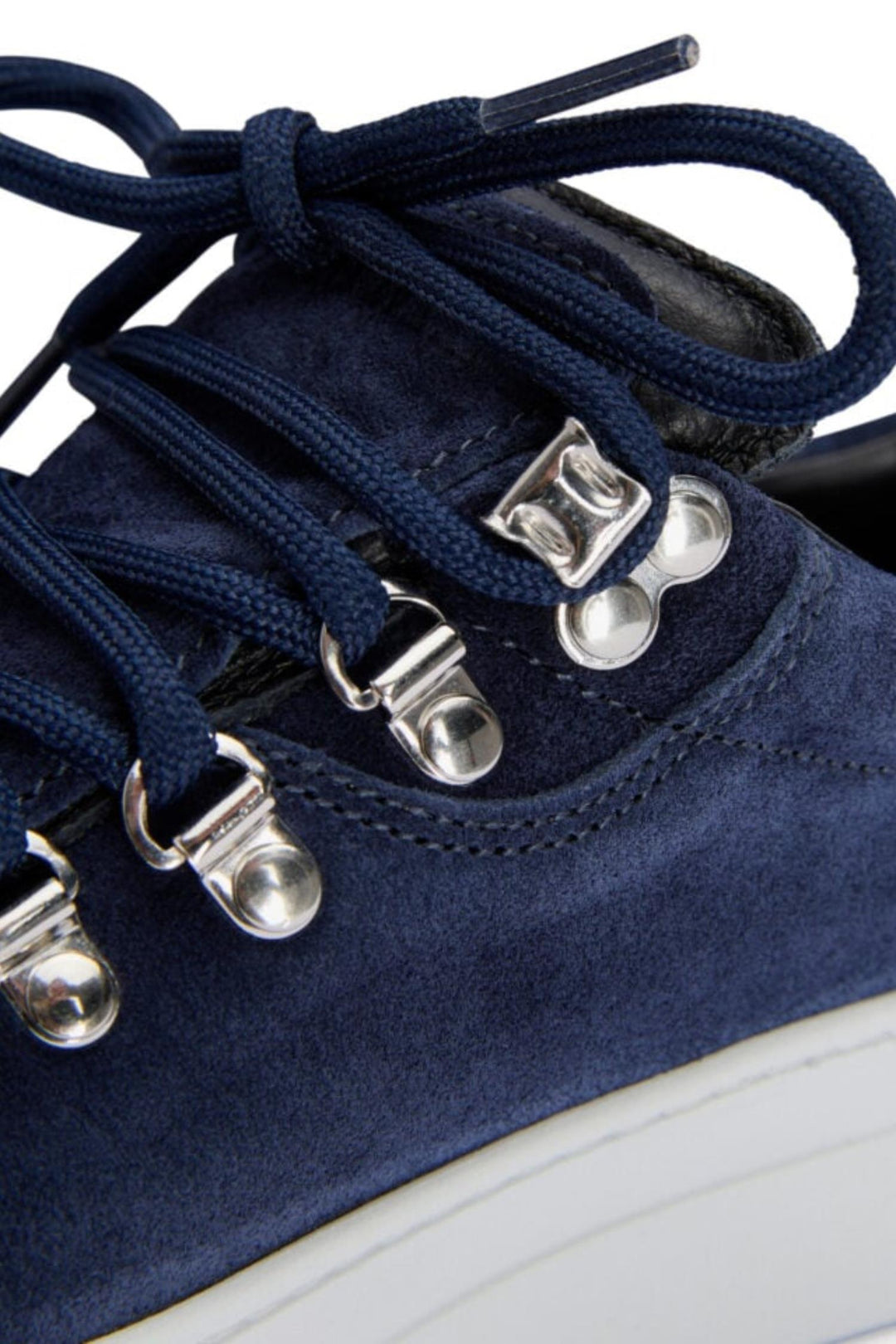 W Marostica Low Platform- Navy Suede