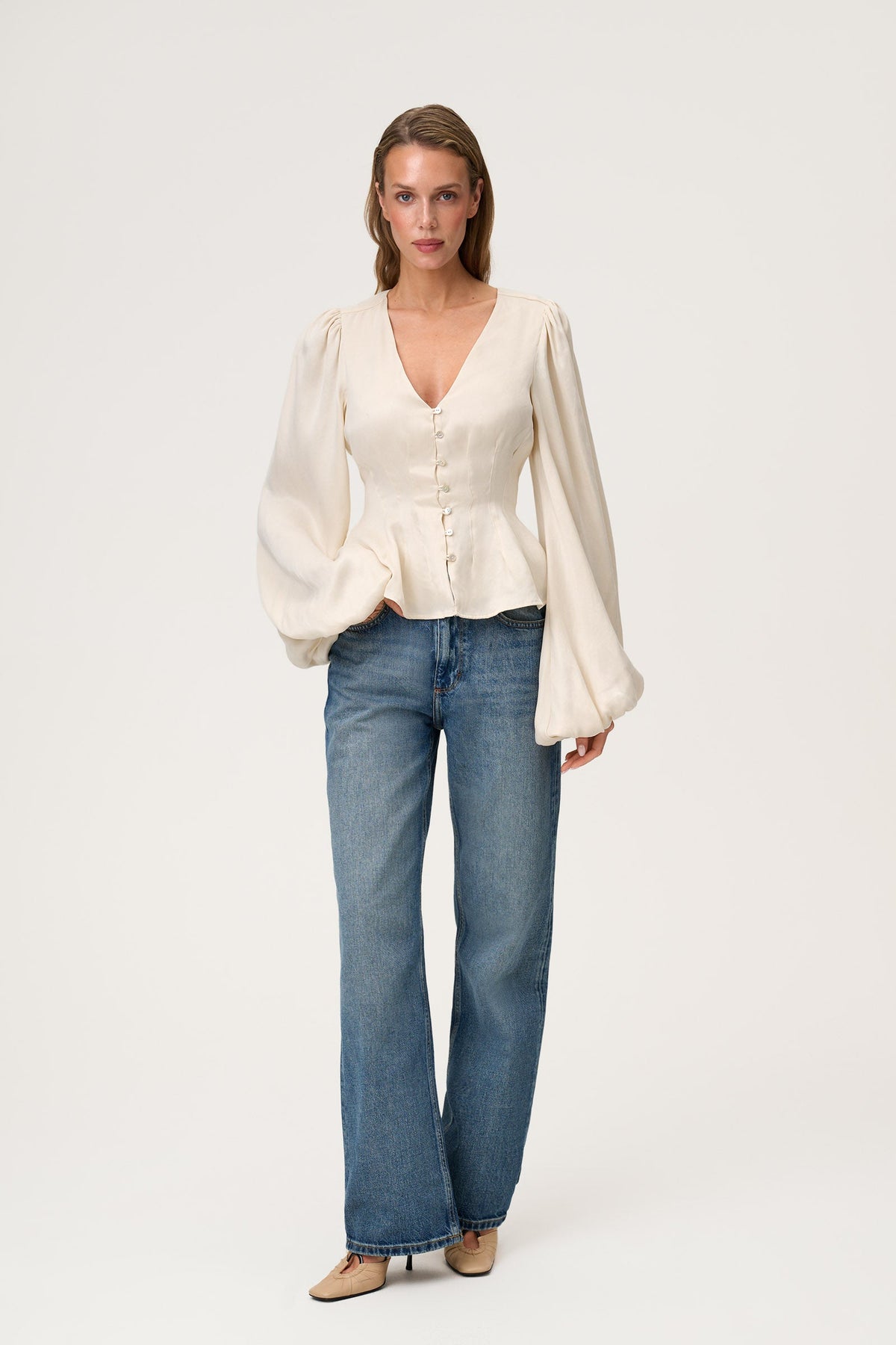 Palena Blouse Butter Yellow