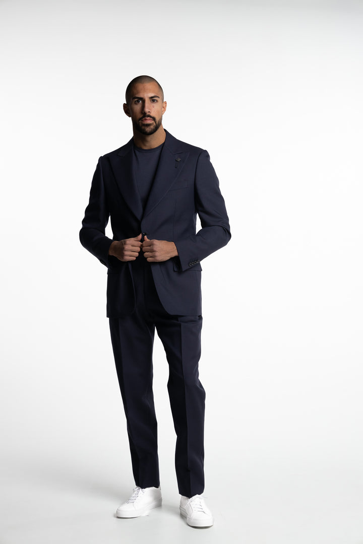 Attitude Wool/Mohair Blazer Navy