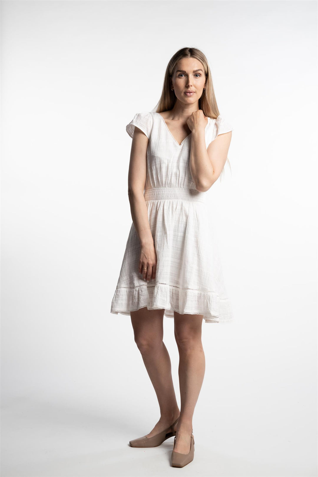 Melia Dress- White