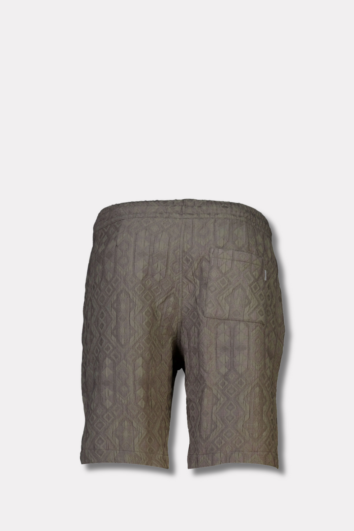 Textured Shorts Khaki