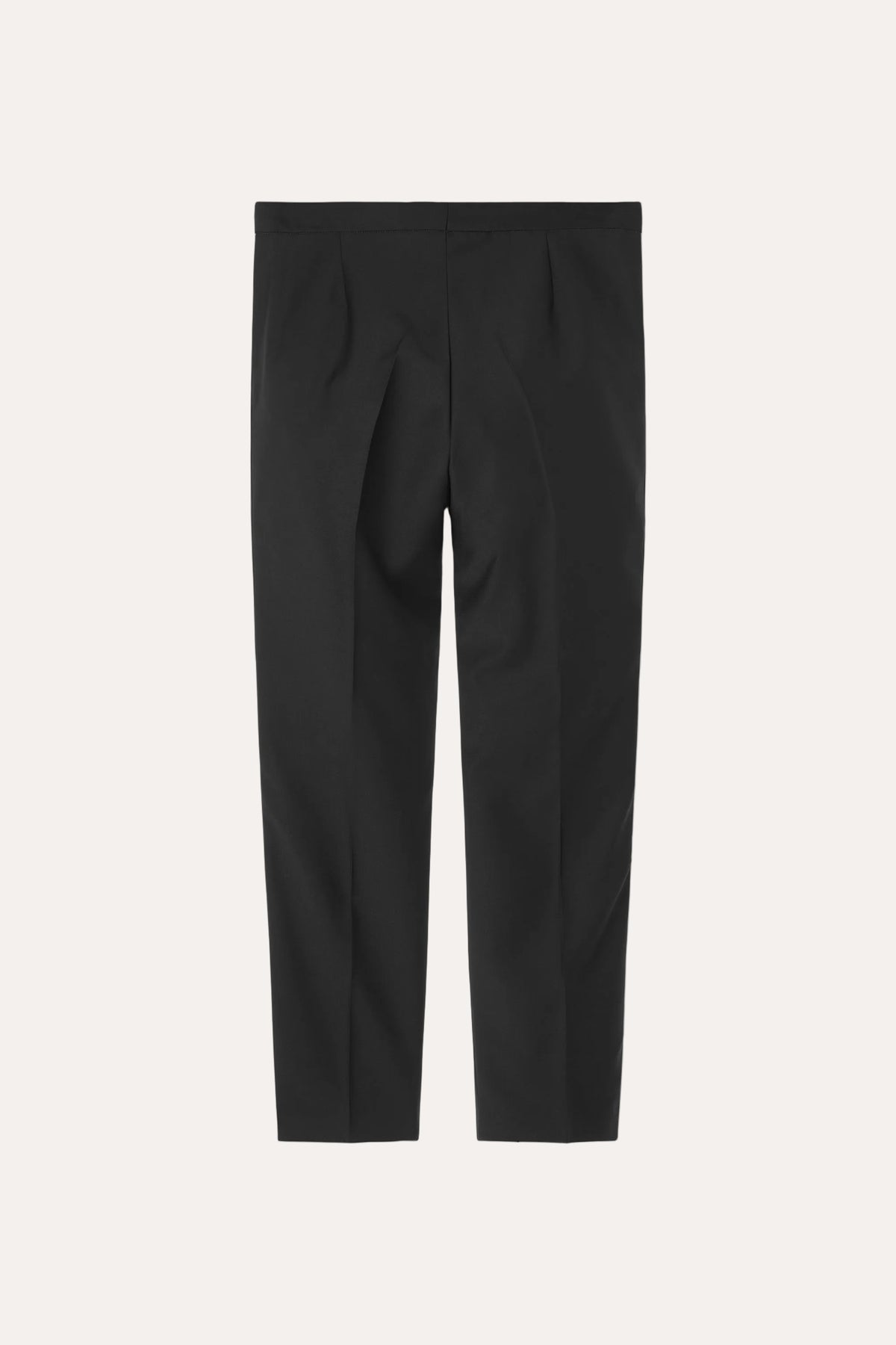Denz Slim Fit Tuxedo Trousers Black