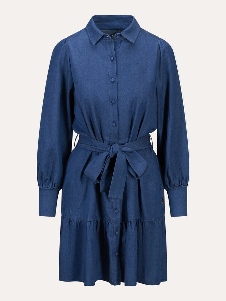 Silja Tencel Dress Dark Blue packshot