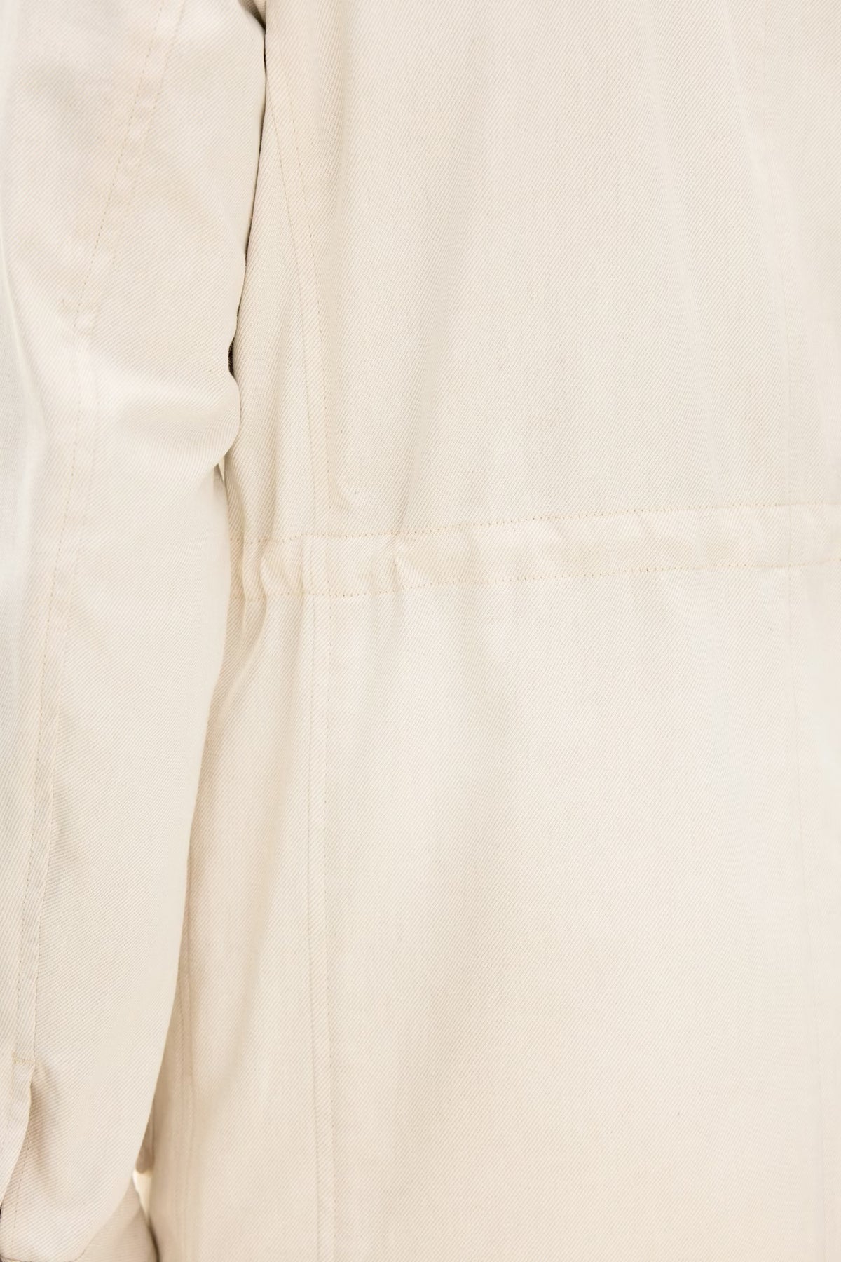Sirolo Cotton Shirt Jacket White Sand