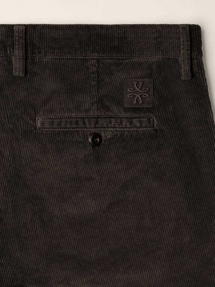 Bobby Slim Fit Brown Trousers