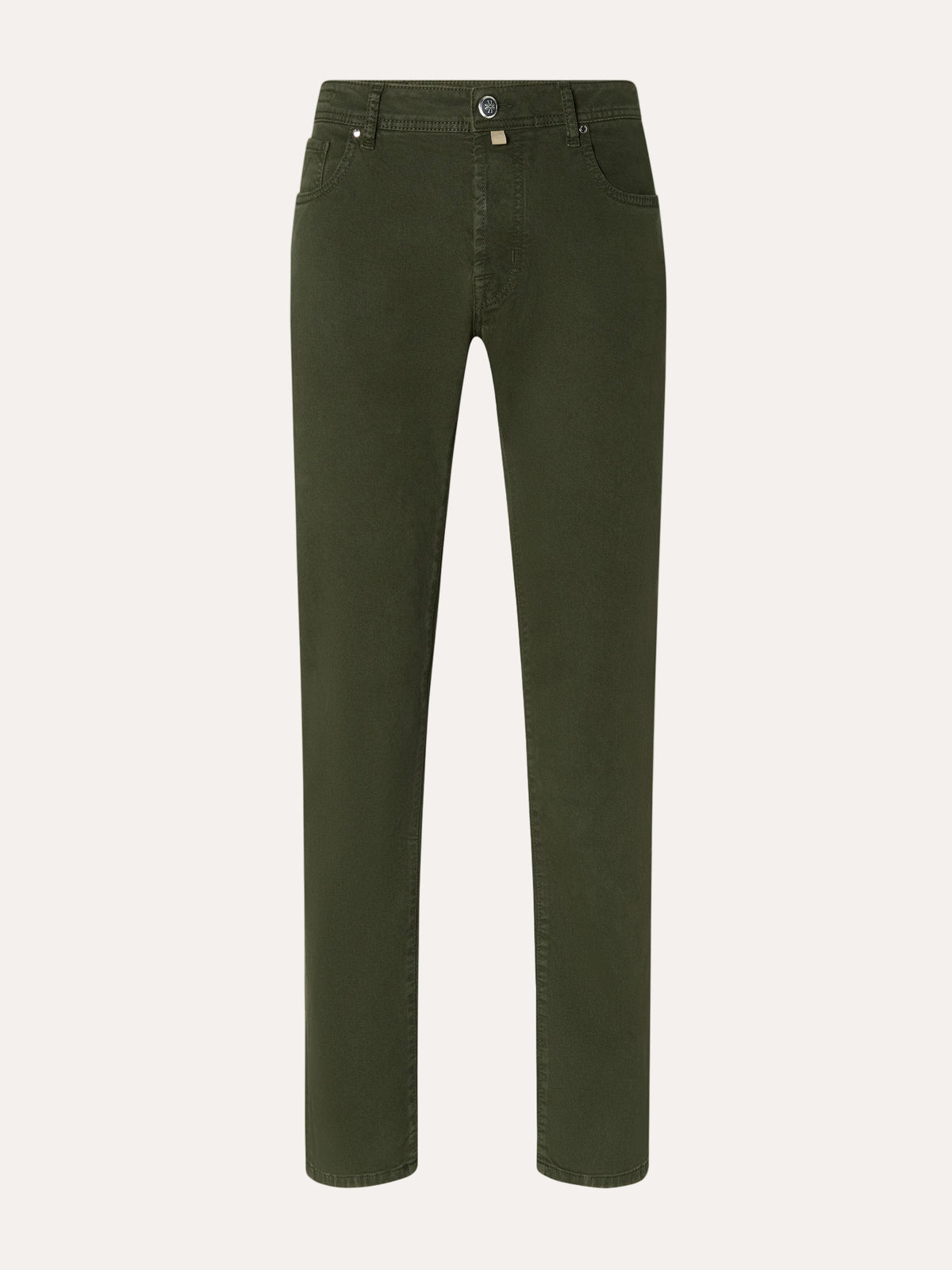 Bard Slim Fit 5-Pocket Pants Green