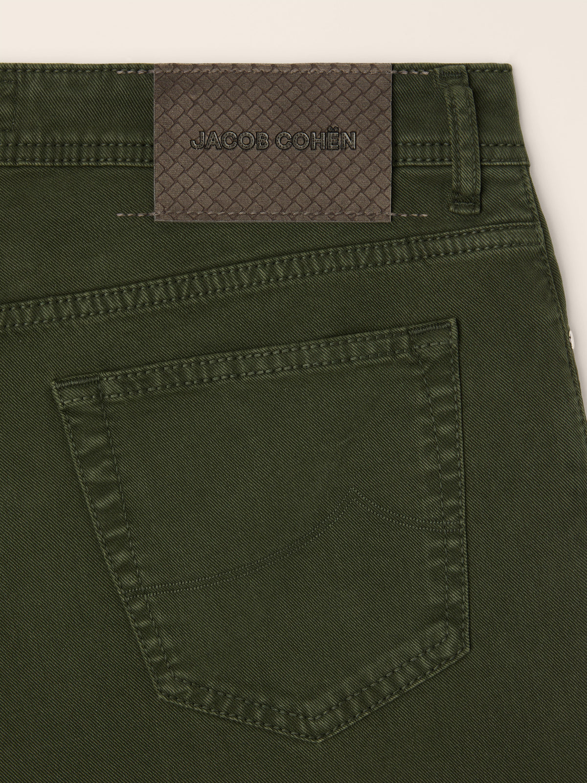 Bard Slim Fit 5-Pocket Pants Green