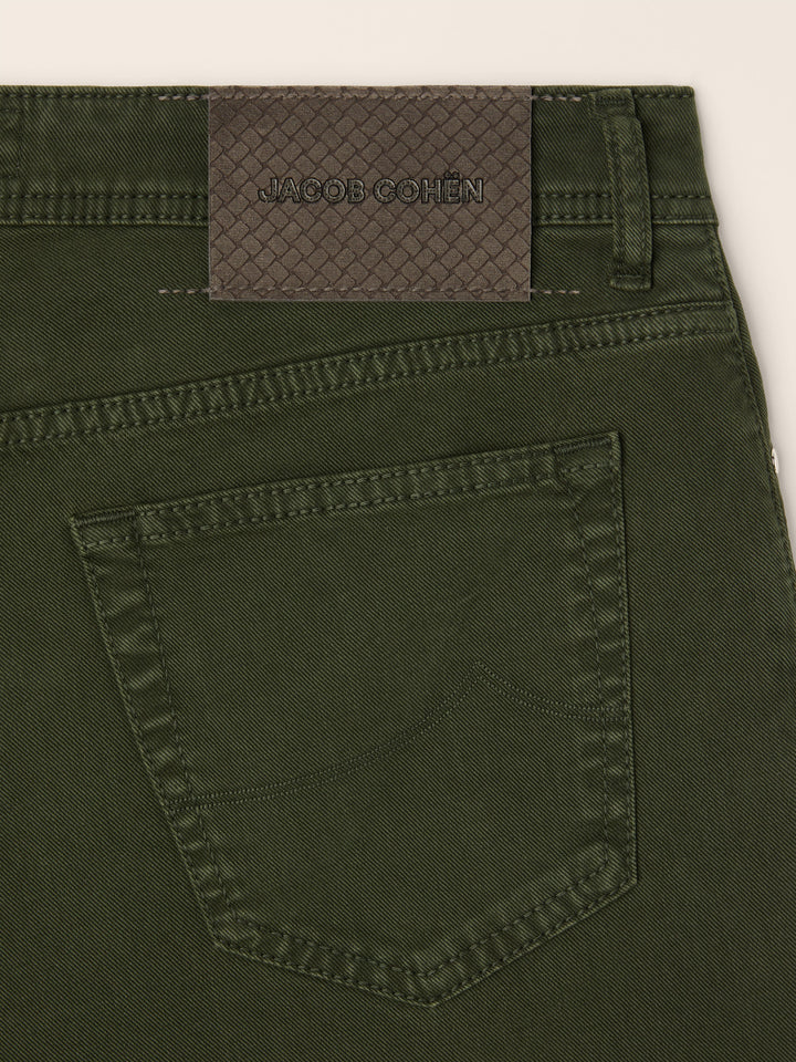 Bard Slim Fit 5-Pocket Pants Green