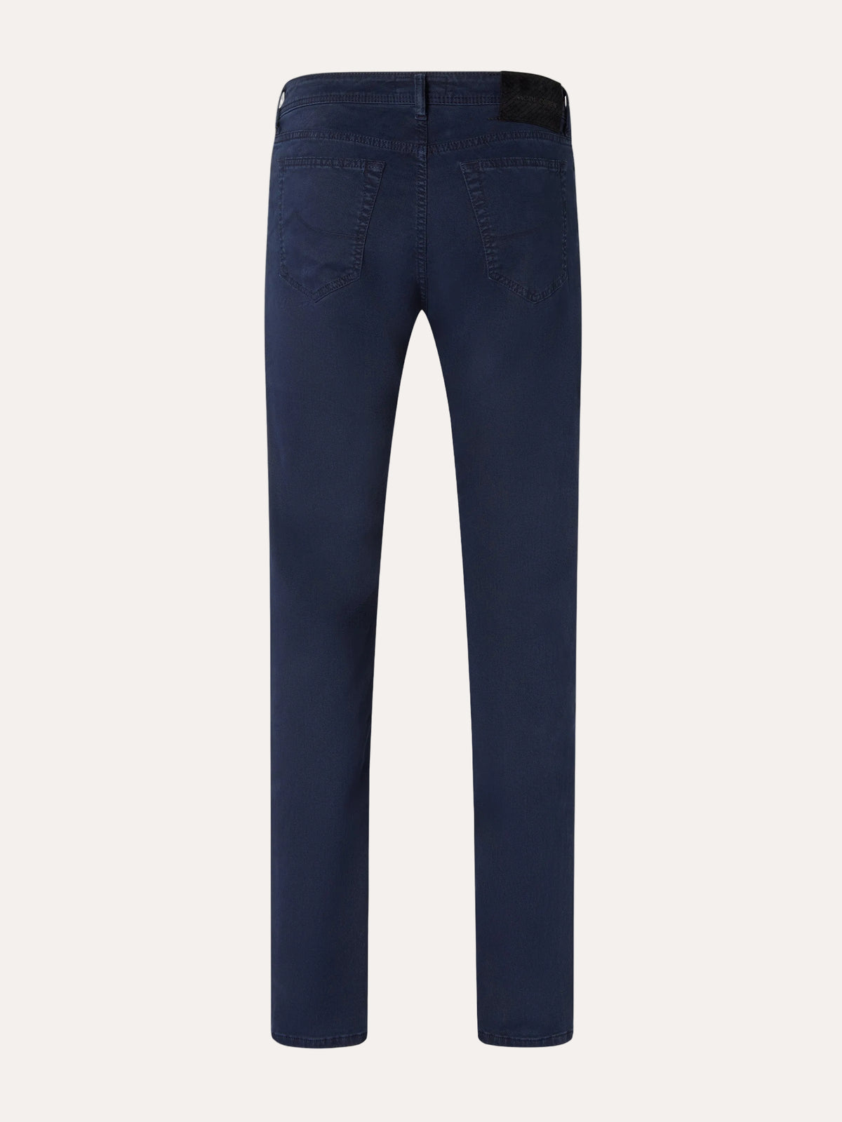 Bard Slim Fit Trousers Navy Blue - Jacob Cohën
