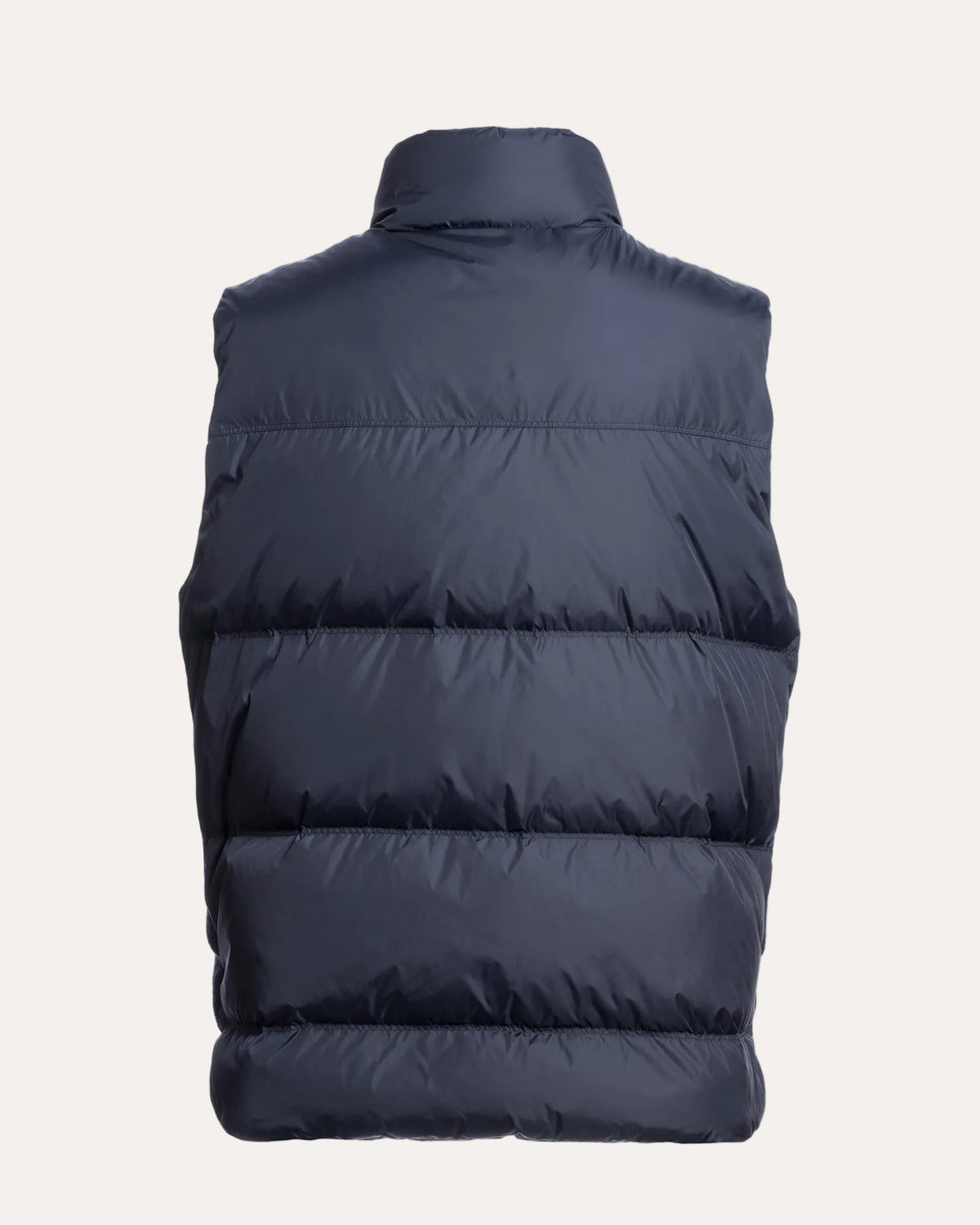Varone Down Vest Compact Wool Blue Navy