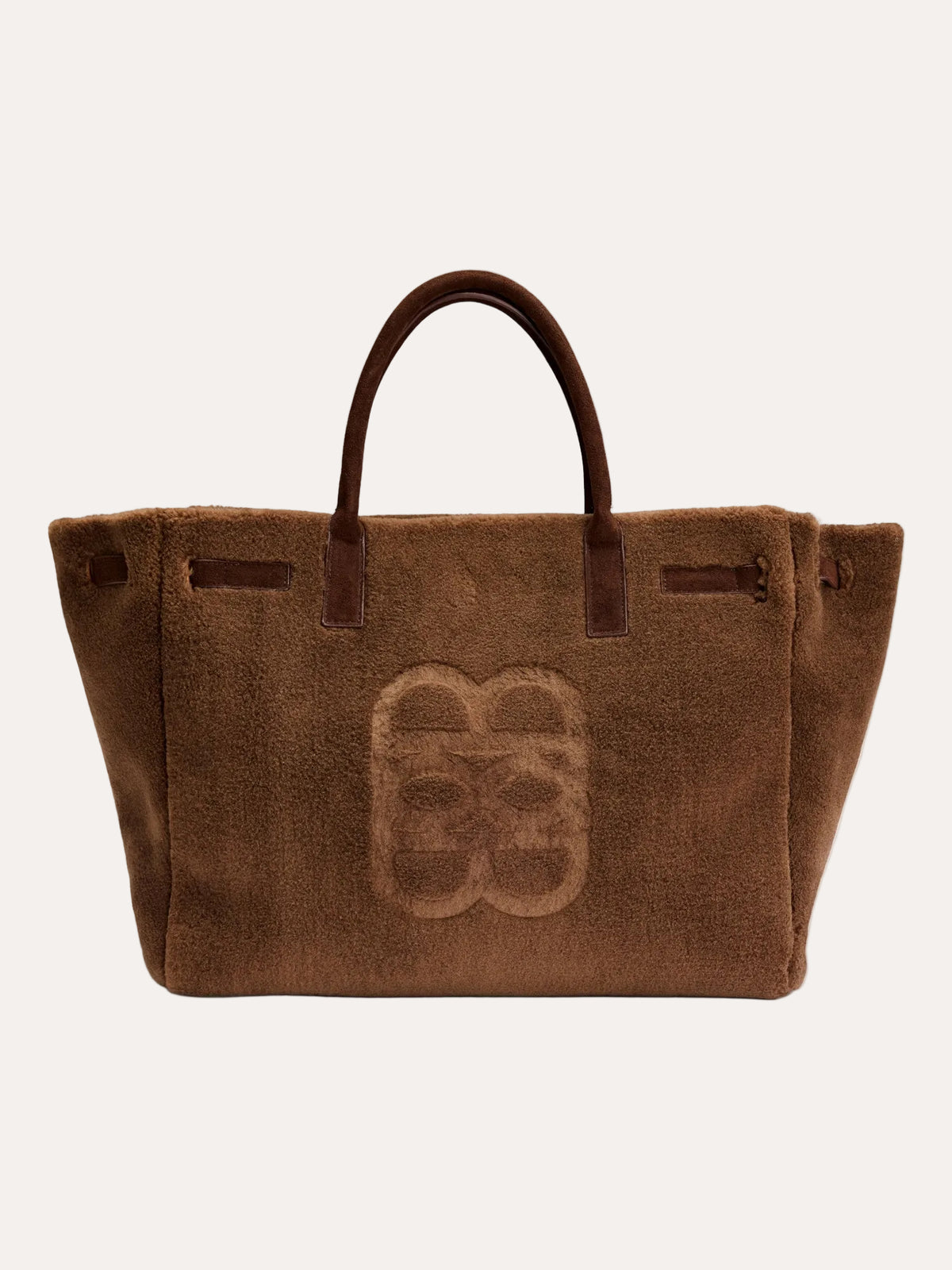 Lykke Shearling Bag Brown - packshot forfra