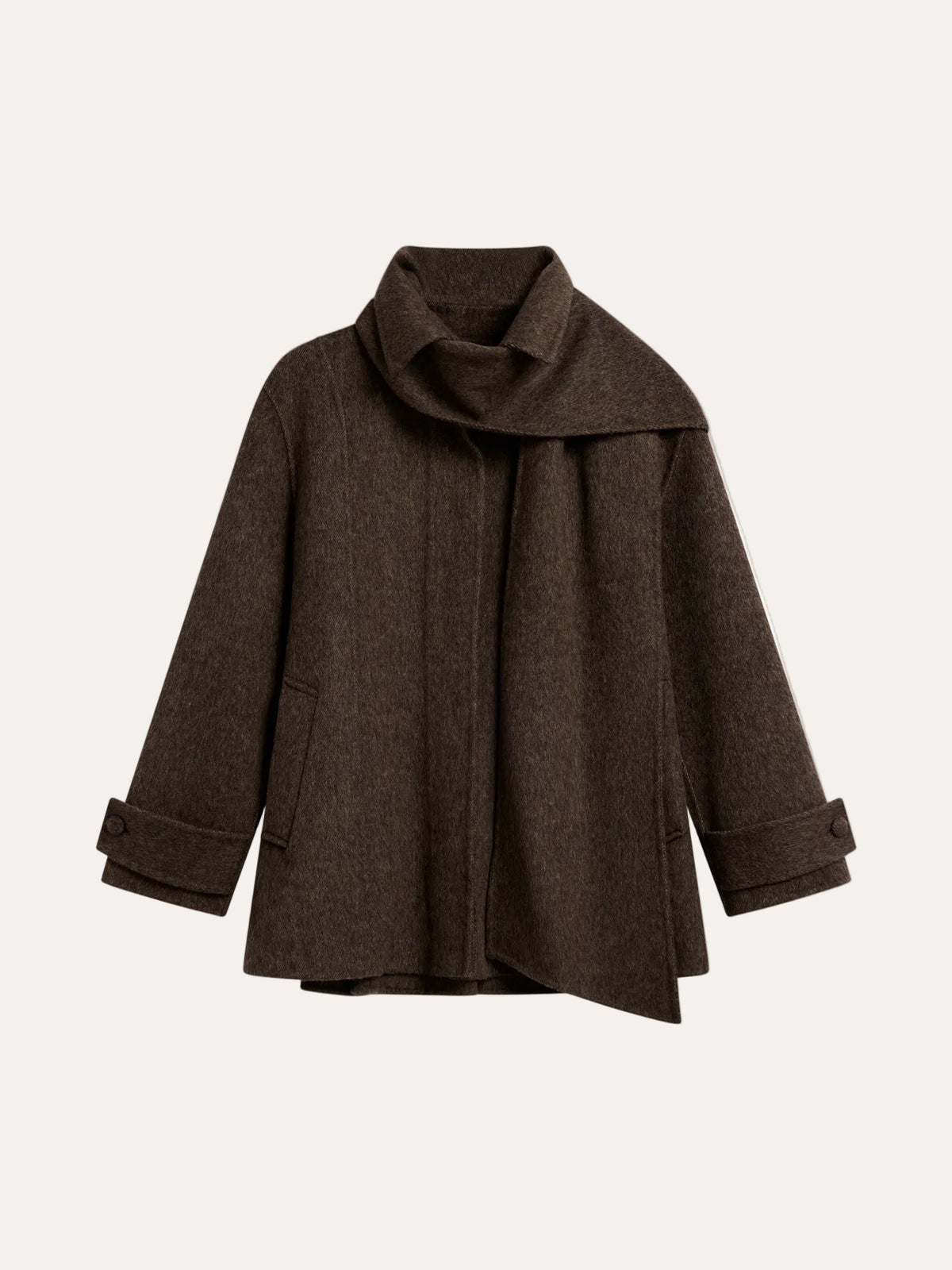 Clara Coat Dark Brown - packshot