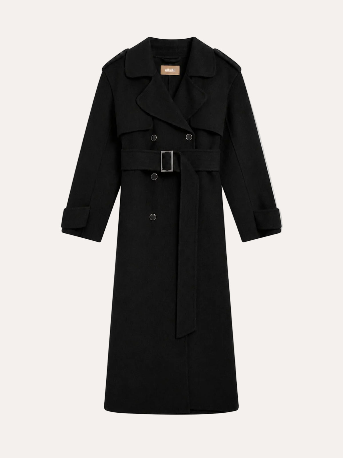Yua Coat Black - packshot