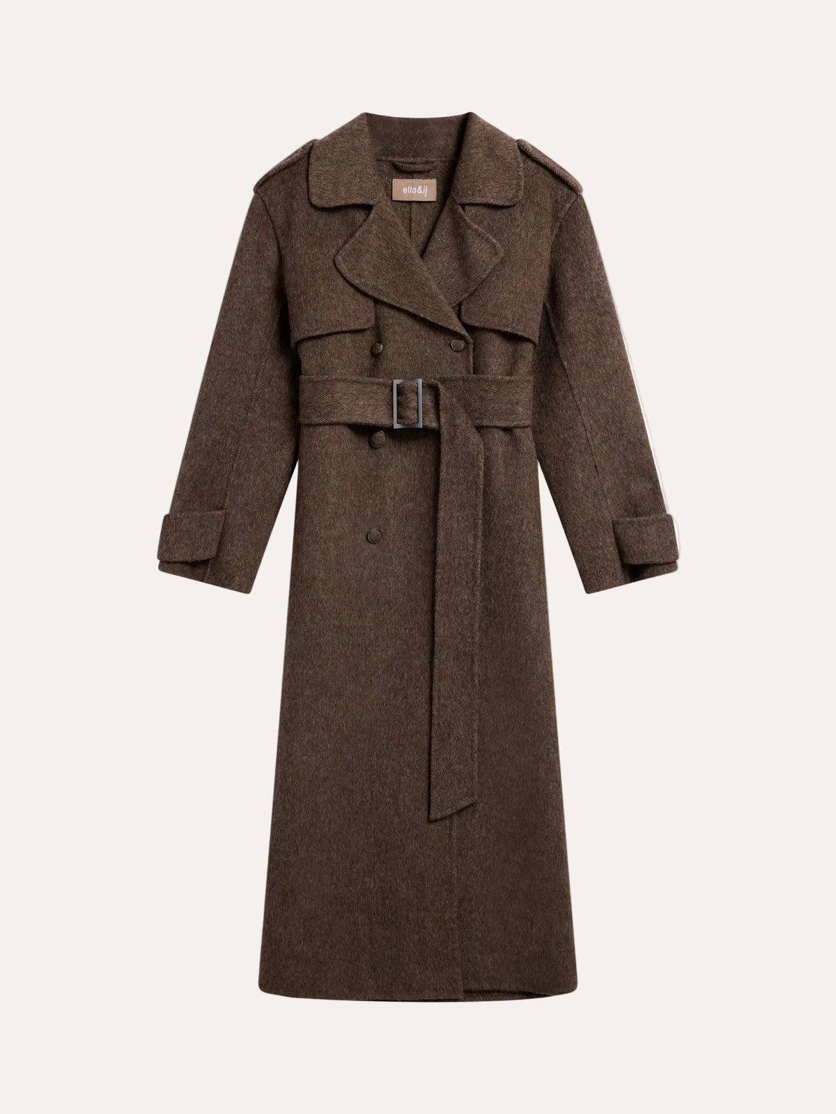 Yua Coat Dark Brown - packshot