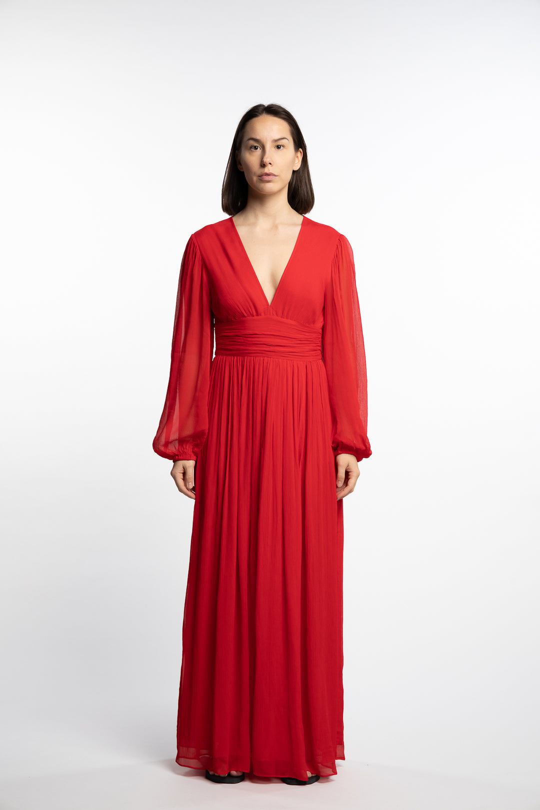 Riviera Dress - Poppy Red