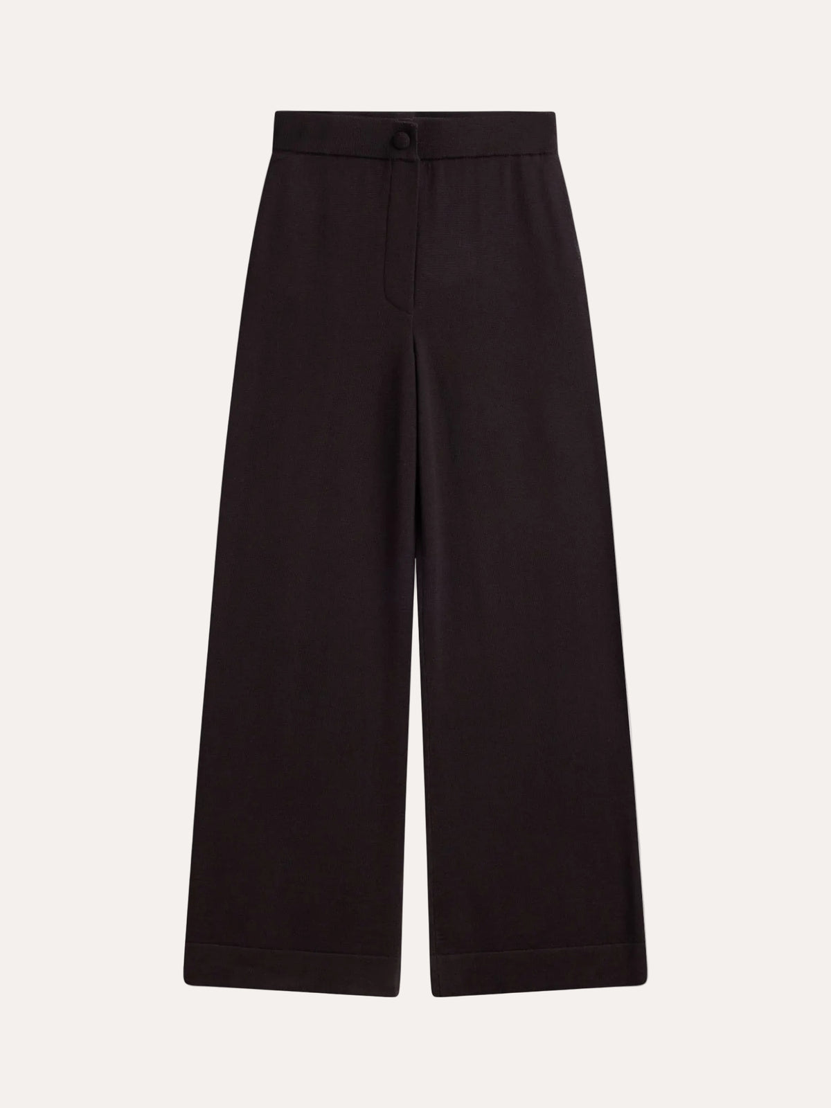 Nina Merino Pants Dark Brown - packshot