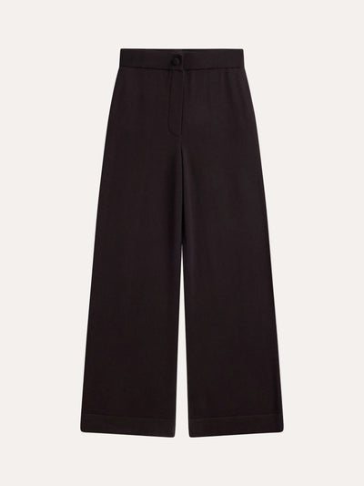 Nina Merino Pants Dark Brown - packshot