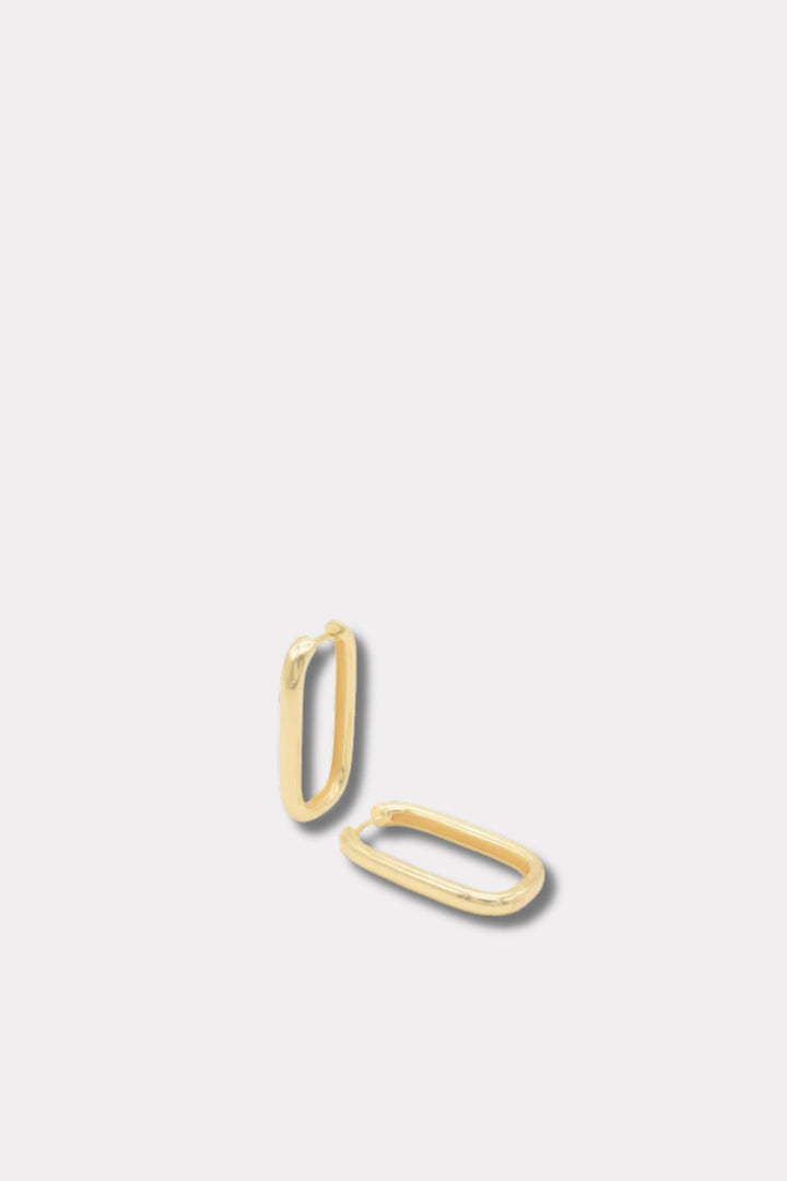 Edge Hoops- Gold